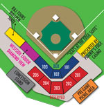 Willmar Stingers Stadium Map