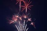 A shot from one of the many fireworks shows throughout the 2011 summer.
