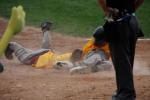 Young fans dressing as their favorite players and getting a little dirty at home plate.