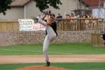 A good look at just how high Scott Lieser was able to kick his leg up.