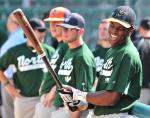 Isaac flashing a bright smile at the 2010 NWL All Star Game.