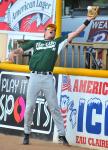 Jordan Smith making a great catch during warm ups for the 2010 All Star Game.